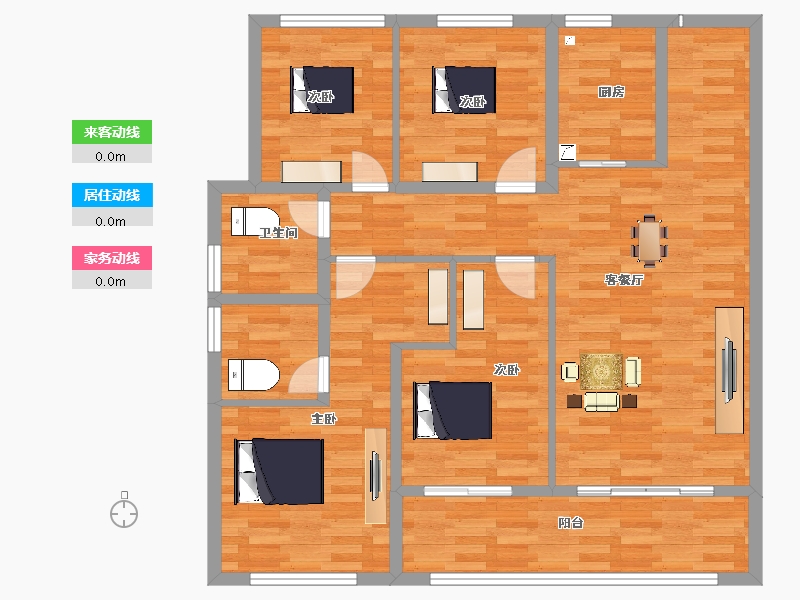 青海省-西宁市-蘭悦·君品-103.19-户型库-动静线