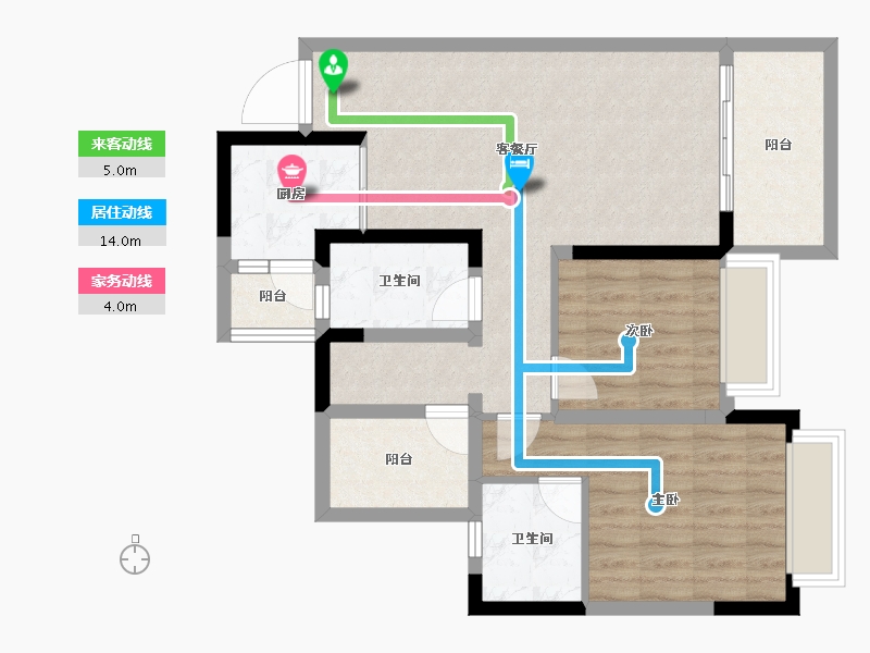 四川省-成都市-君悦时代-79.07-户型库-动静线