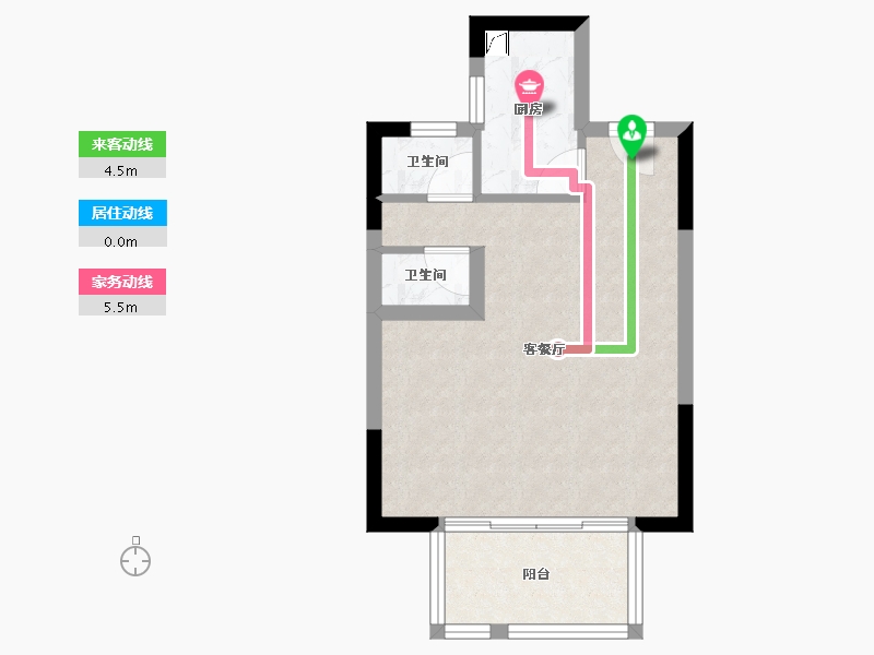 福建省-漳州市-园博壹号院-40.01-户型库-动静线