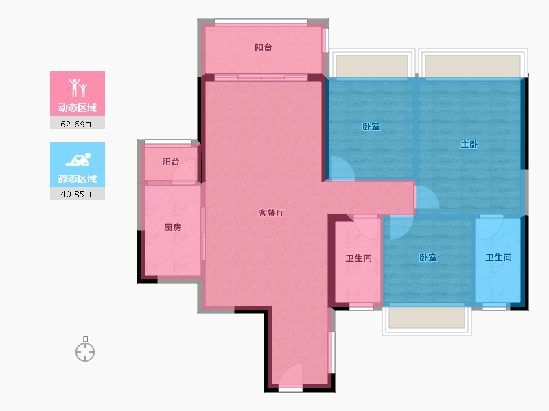 广东省-云浮市-创宇汇景城-93.75-户型库-动静分区