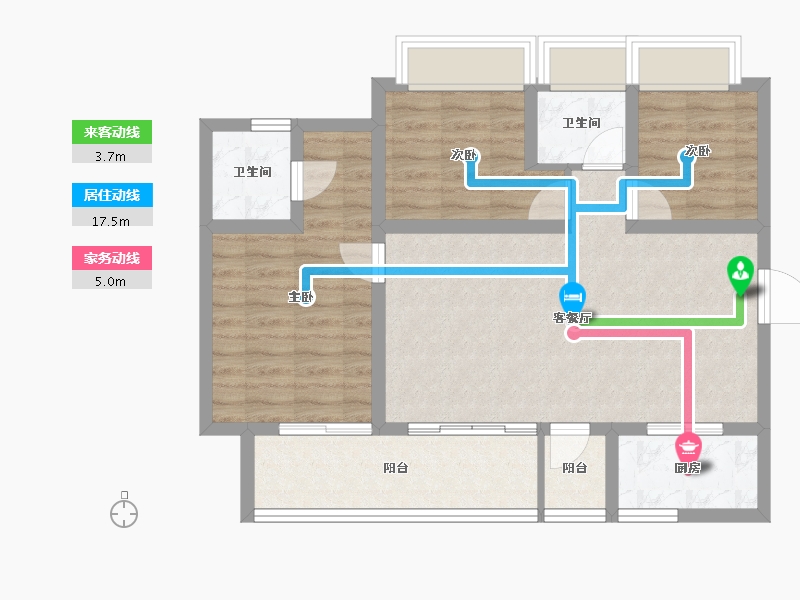 四川省-成都市-彭州万达广场-79.43-户型库-动静线