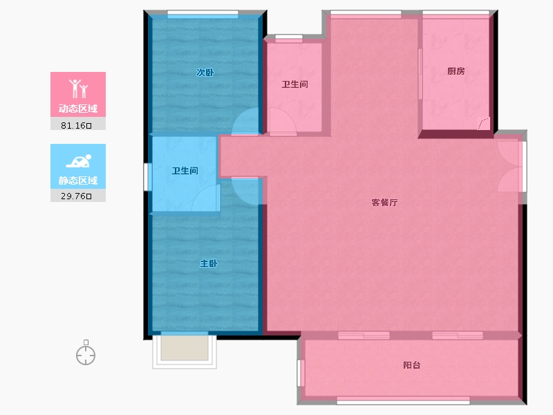 山东省-青岛市-中央美地-101.00-户型库-动静分区