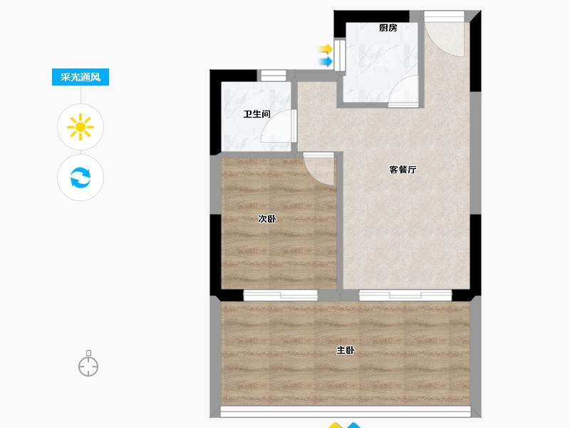 四川省-成都市-织梦山水涧-40.00-户型库-采光通风