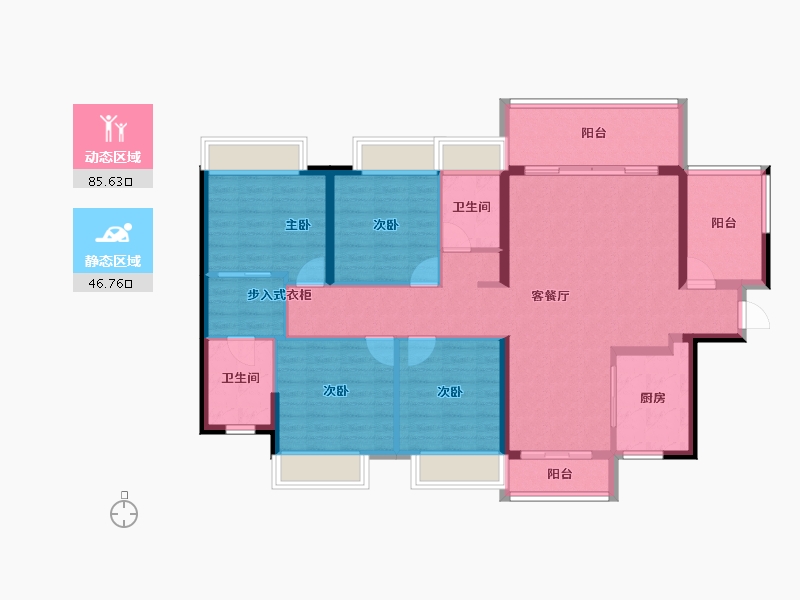 广东省-肇庆市-肇庆万达国家度假区-119.15-户型库-动静分区