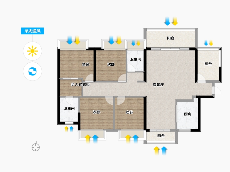 广东省-肇庆市-肇庆万达国家度假区-119.15-户型库-采光通风