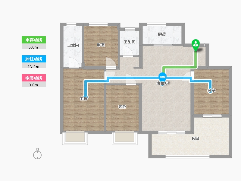 贵州省-黔西南布依族苗族自治州-佳锦苑-102.30-户型库-动静线