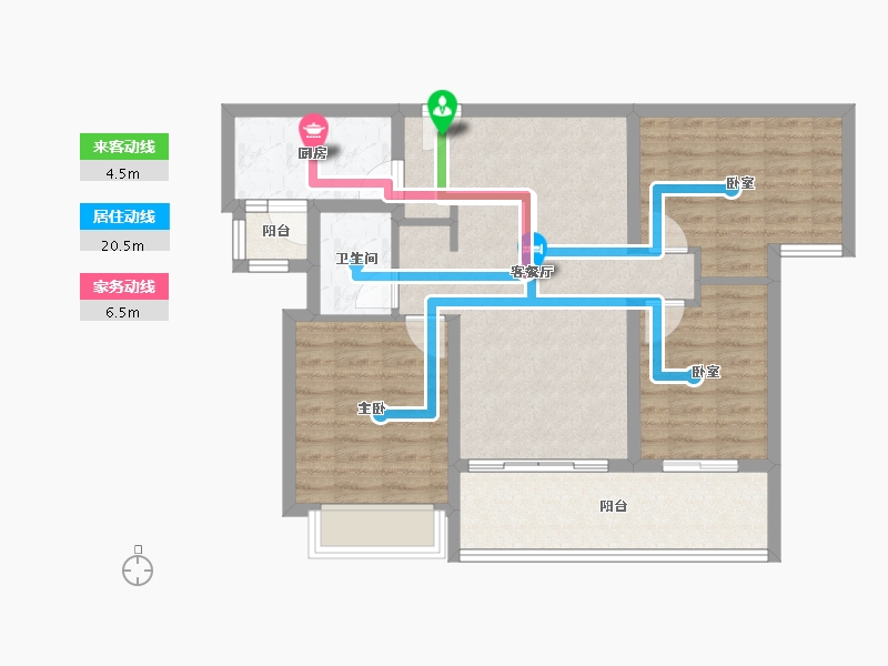 四川省-成都市-希望未来城-80.69-户型库-动静线