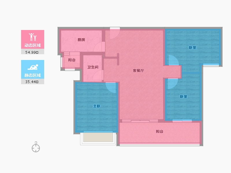 四川省-成都市-希望未来城-80.69-户型库-动静分区