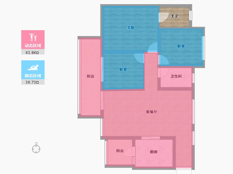 四川省-成都市-希望未来城-93.19-户型库-动静分区