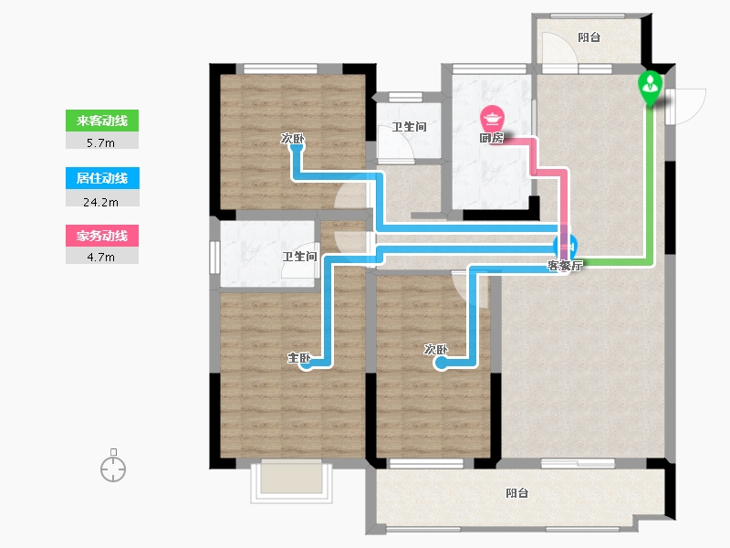 河南省-驻马店市-蔡都府-106.24-户型库-动静线