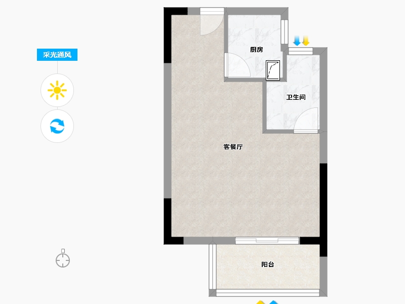 四川省-成都市-黄龙溪谷-41.18-户型库-采光通风