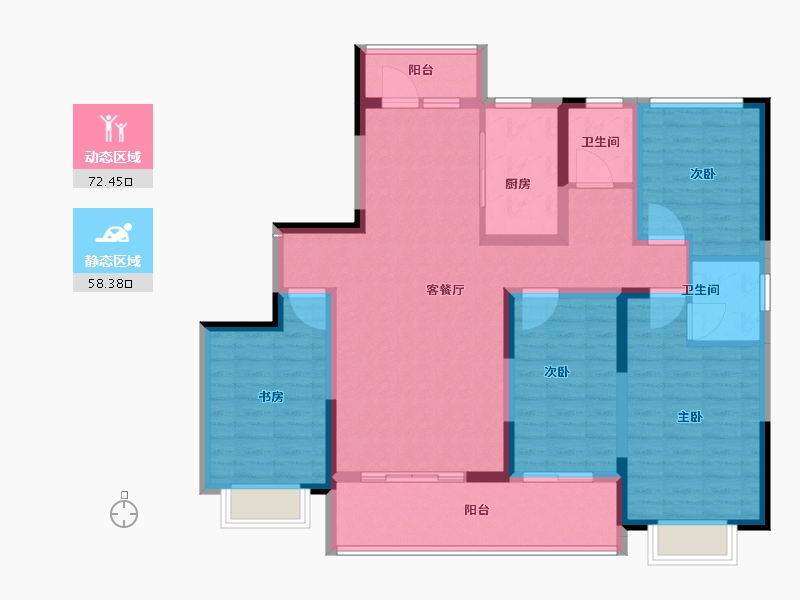 山东省-菏泽市-泰和是城-116.81-户型库-动静分区