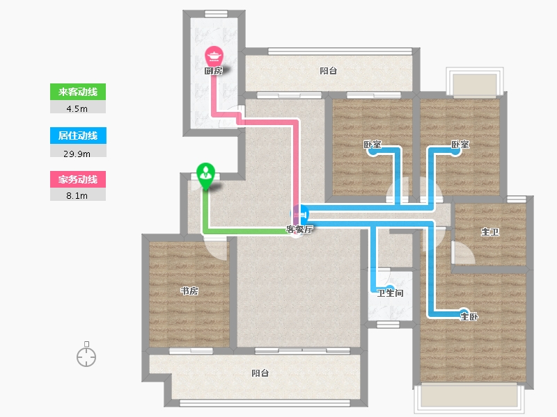 四川省-成都市-城投润城-118.80-户型库-动静线