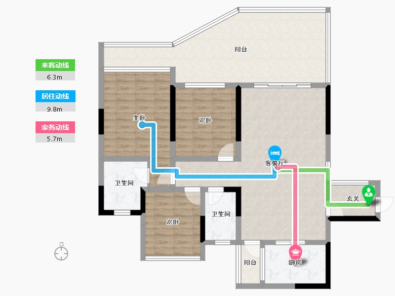 四川省-宜宾市-海上明月东院-122.77-户型库-动静线