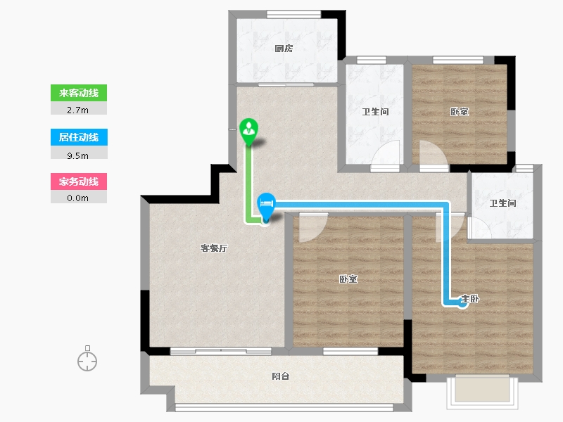 江苏省-盐城市-港利福园-102.41-户型库-动静线