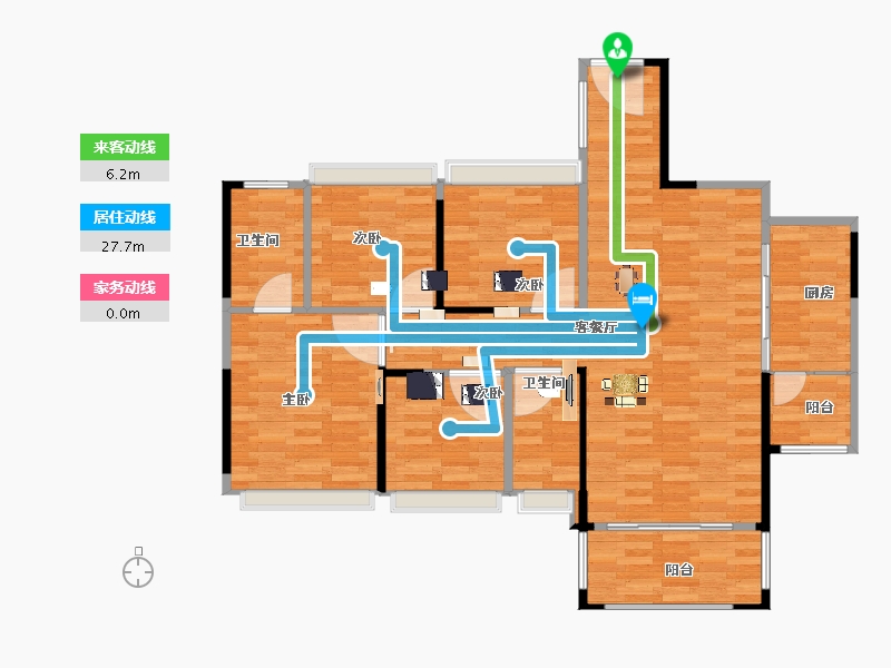 广东省-云浮市-中华文苑-99.20-户型库-动静线