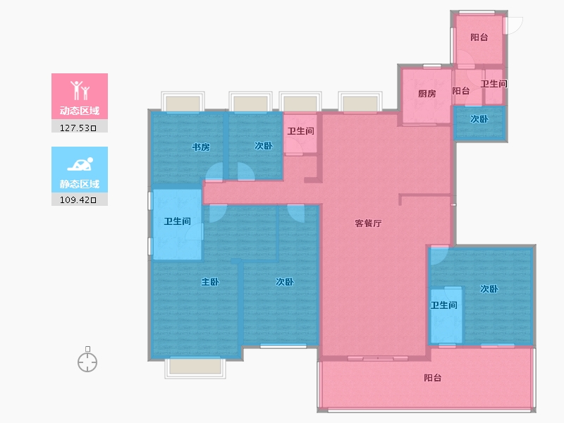 安徽省-阜阳市-颍上碧桂园-216.00-户型库-动静分区