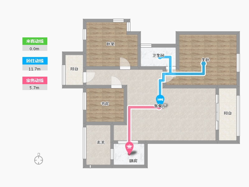 浙江省-衢州市-子鸣小区-93.19-户型库-动静线