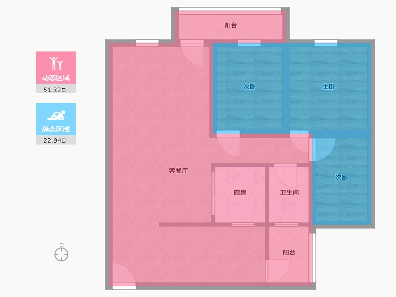 广东省-深圳市-名门华府-89.00-户型库-动静分区