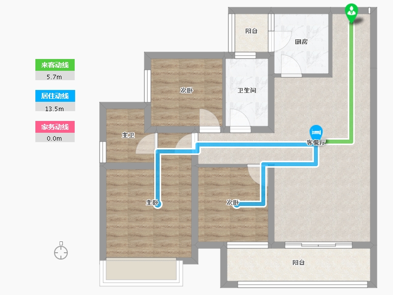 四川省-成都市-朗诗未来街区-80.26-户型库-动静线