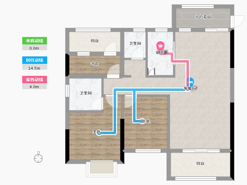 湖南省-郴州市-十九峯-85.15-户型库-动静线