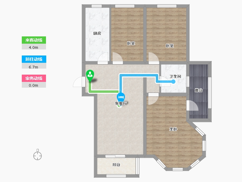 辽宁省-葫芦岛市-中央国际城-92.39-户型库-动静线