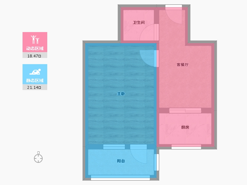 北京-北京市-华严北里3号院-33.00-户型库-动静分区