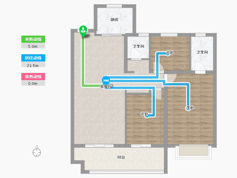 安徽省-阜阳市-华安公园1号-92.01-户型库-动静线