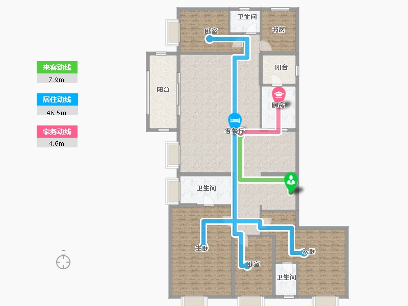 山东省-菏泽市-菏泽碧桂园-208.00-户型库-动静线