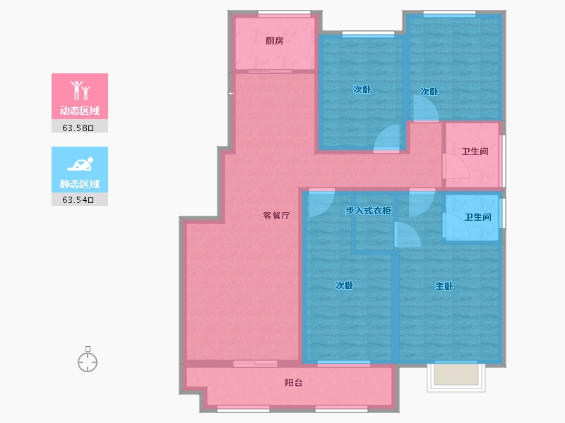 河南省-驻马店市-蔡都府-113.07-户型库-动静分区