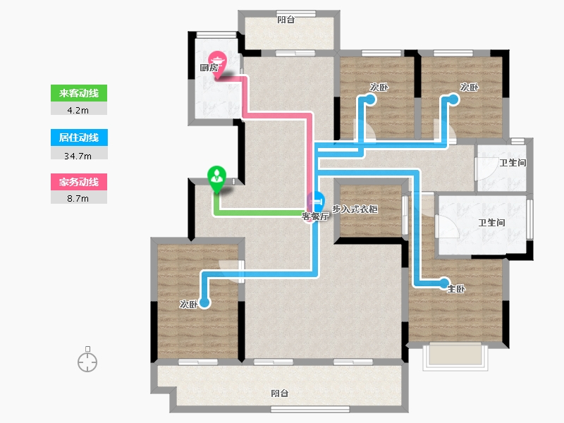 河南省-驻马店市-鹏宇迎宾府-151.20-户型库-动静线