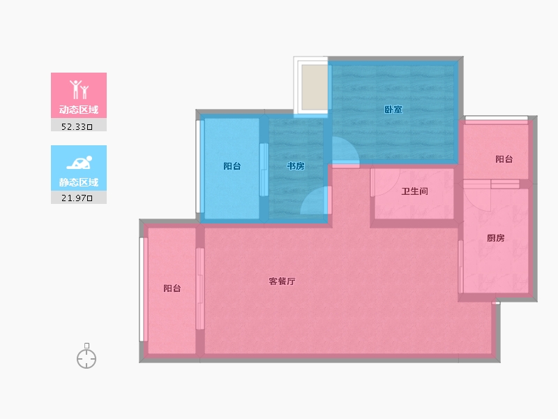 四川省-成都市-恒合时代城-65.57-户型库-动静分区