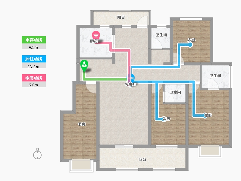 河南省-驻马店市-蔡都府-128.94-户型库-动静线