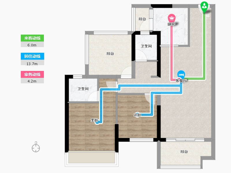 广东省-肇庆市-肇庆万达国家度假区-78.92-户型库-动静线