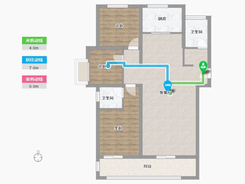 山东省-菏泽市-金府大院-92.80-户型库-动静线