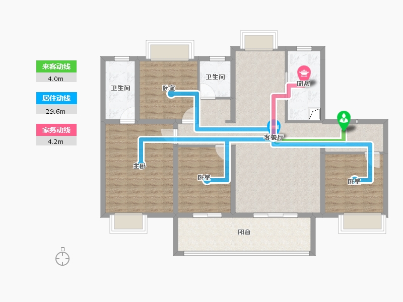 安徽省-阜阳市-保利颍州堂悦-114.01-户型库-动静线