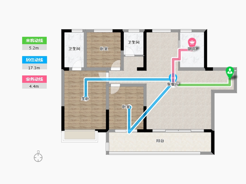 河南省-洛阳市-建业滨河珑府-112.05-户型库-动静线