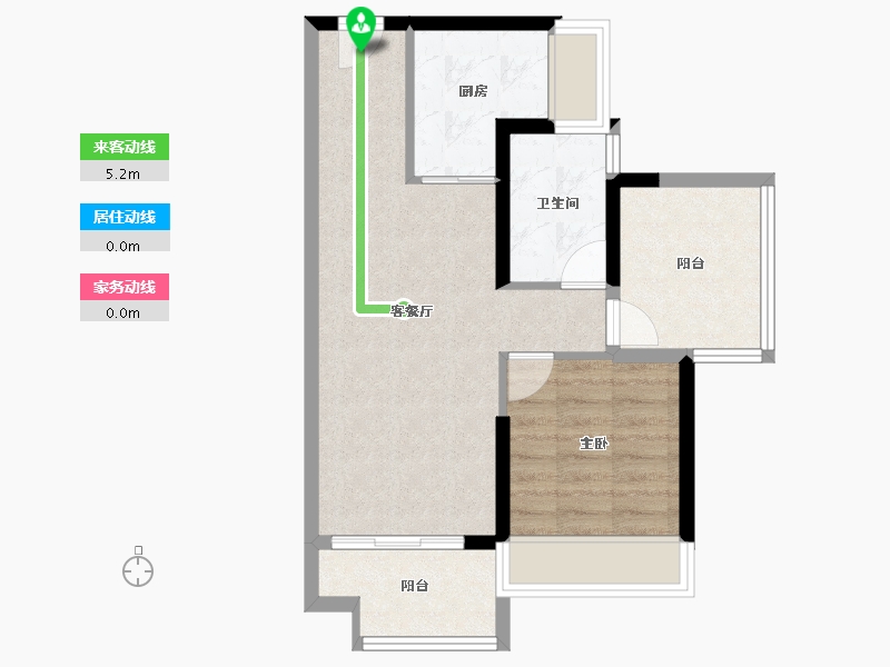 广东省-肇庆市-肇庆万达国家度假区-56.57-户型库-动静线