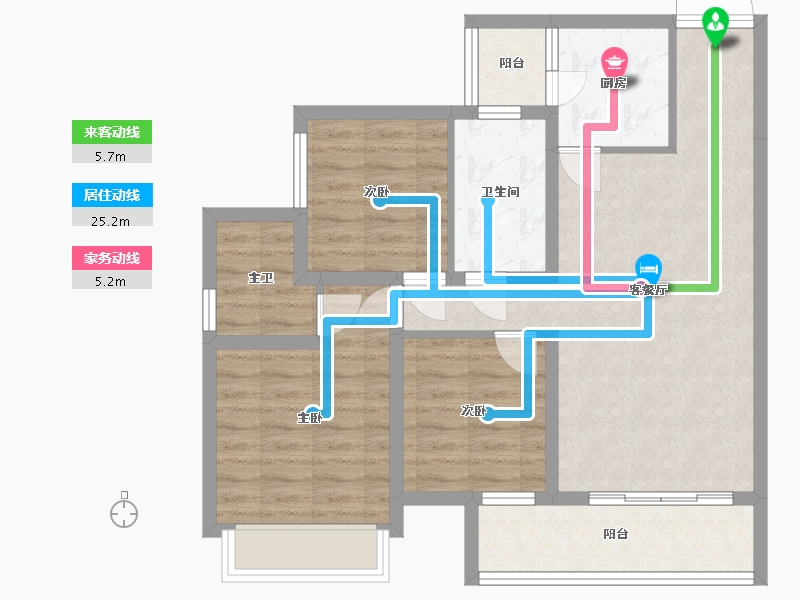 四川省-成都市-朗诗未来街区-79.79-户型库-动静线