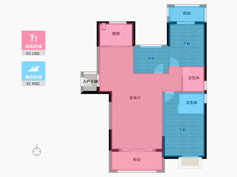 福建省-漳州市-领秀源著-94.40-户型库-动静分区