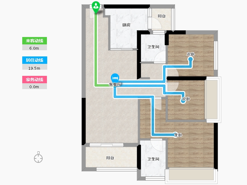 广东省-肇庆市-阳光城檀府-79.04-户型库-动静线