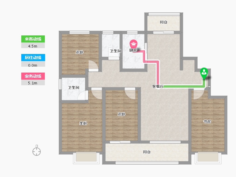 山东省-菏泽市-泰和是城-128.00-户型库-动静线