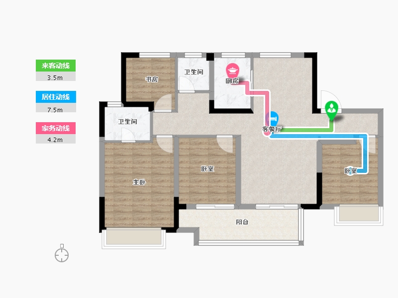 江苏省-盐城市-昕悦府-100.00-户型库-动静线