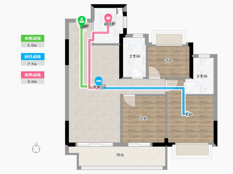 福建省-南平市-象屿云璟-77.48-户型库-动静线