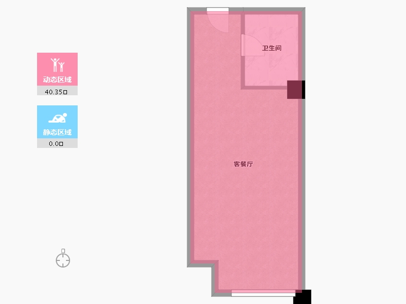 安徽省-淮北市-淮北建投绿金公馆-36.50-户型库-动静分区