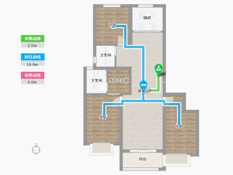 山东省-临沂市-万图熙园-92.00-户型库-动静线