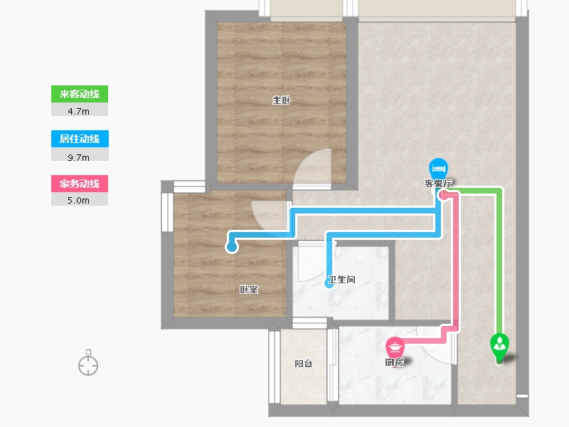 四川省-泸州市-玖臣壹品-46.46-户型库-动静线