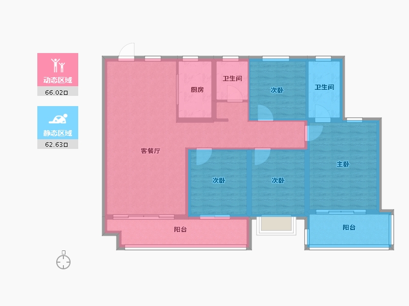 山东省-菏泽市-麟州府-116.00-户型库-动静分区