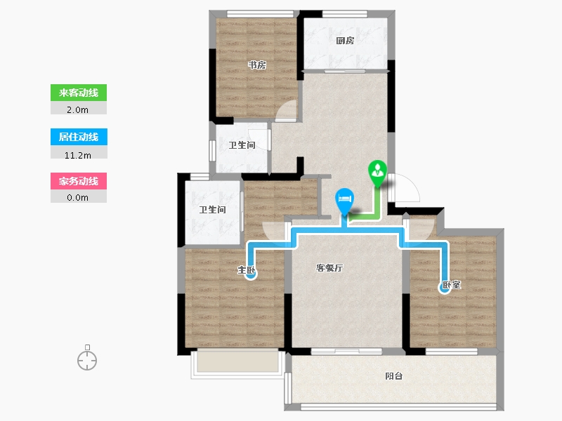 江苏省-盐城市-佳源广场-99.20-户型库-动静线