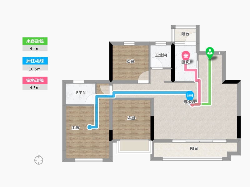 四川省-泸州市-远洋红星天铂-81.10-户型库-动静线